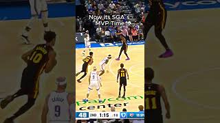 SGA Playing Like an MVP 🔥 NBA Highlights  MVP Moments  Basketball Short nba basketball sga [upl. by Idoux]