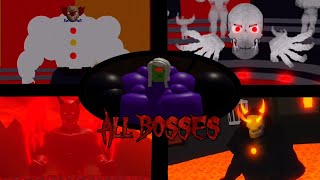 🎃 MEGA NOOB SIMULATOR SPOOKTOBER 2023 ALL BOSSES 👻 [upl. by Kellia474]