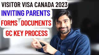 How to Apply for VISITOR VISA for PARENTS  GC Key  Canada 2023 [upl. by Yuma381]