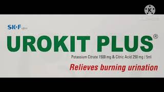 Urokit Plus  online medicine information Relieves burning urination [upl. by Gmur694]