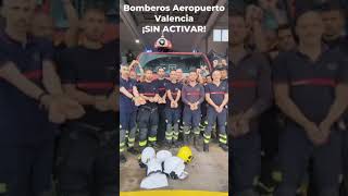 Los Bomberos del Aeropuerto de Valencia denuncian estar con las manos atadas [upl. by Anaet706]