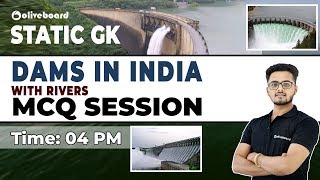 MCQs on Important Dams In India  Rivers In India  Static GK  SBI PO  IBPS PO  Bank Exams 2020 [upl. by Gombach]