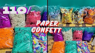 Paper confetti  पेपर कटिंग co2 machine के पेपर  ईवेंट मटेरियल सस्ते दाम मैं  wholesale  viral [upl. by Hoseia737]