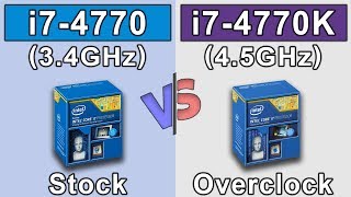 i7 4770 non K vs i7 4770K 45GHz OC  GTX 980 Ti OC  New Games Benchmarks [upl. by Berenice129]