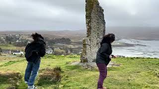 The Duirinish Stone atop St Marys Church amp Cemetery Isle of Skye Scotland [upl. by Chappelka]