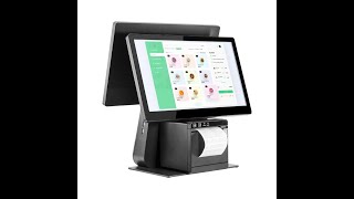 All in one pos terminal with built in 58mm80mm printer for retail [upl. by Devina277]