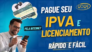 PAGAR IPVA 2024 RÁPIDO E FÁCIL  SEM SAIR DE CASA [upl. by Herzig173]