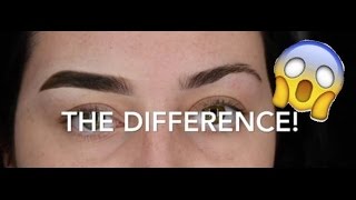 ARCHED TO STRAIGHT  EASY FULL STRAIGHT BROW TUTORIAL [upl. by Ursulina660]