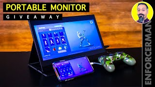 DUAL SCREEN SOLUTION under 200  Auzai Portable Monitor GIVEAWAY [upl. by Nade]