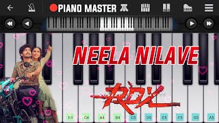 Neela Nilave Song Easy Piano Tutorial RDX [upl. by Gebelein]