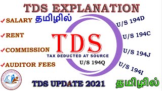 TDS IN TAMIL  TDS EXPLAIN IN TAMIL  TDS BASIC IN TAMIL  TDS DETAILS IN TAMIL [upl. by Lorimer243]