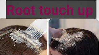 Hair root touch upmixing of hair colour Application of colour [upl. by Morrill]