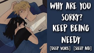 ASMR Period comfort Boyfriend waking up to you crying late in the night  Sleep Aid [upl. by Anel508]