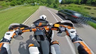 Supermoto on limit  RAW 21  KTM SMC R 690  Sumo fighters  Wheelie  Race  Schwarzwald [upl. by Harrow]