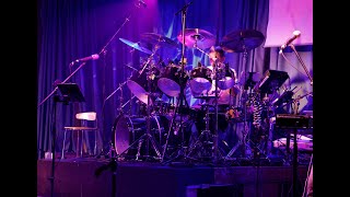 Tony Menard Genesis Tribute Old Medley In The Cage Live with Gretsch Phil Collins Drums 3 angles [upl. by Ahsiatal]