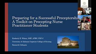 Preparing for a Successful Preceptorship A Toolkit on Precepting Nurse Practitioner Students [upl. by Renrew]