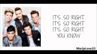 One Direction  Little Black Dress Lyrics Album Midnight Memories [upl. by Caresa285]