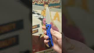 Нож Benchmade Bugout сталь S30V рукоять Blue Grivory 535 [upl. by Josie]