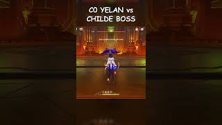 BEST F2P Yelan vs CHILDE BOSS Genshin Impact [upl. by Ramled]