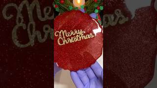 christmas resincoasters resinornaments diy resincrafts [upl. by Etrem]