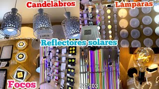 IZAZAGA 89 😱 Precios bajos en FOCOS  REFLECTORES  LAMPARAS SOLARES 💡 Todo para iluminar tu casa💡 [upl. by Mulvihill350]