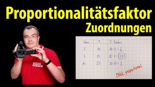 Proportionalitätsfaktor  Zuordnungen einfach erklärt  Lehrerschmidt [upl. by Ahsial]