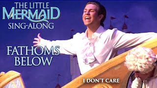 The Little Mermaid  Fathoms Below  SingAlong [upl. by Dyanne207]