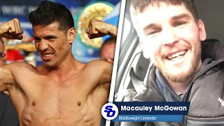 SERGIO MARTINEZ SHOULD beat me but THIS IS MY ROCKY STORY  Macaulay McGowan [upl. by Lokkin321]