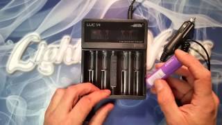 Efest LUC V4 amp LUC V2 Digital Battery Chargers  Lightning Vapes Review [upl. by Arnie]