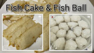 Fish cake amp fish ball homemade [upl. by Roderick]