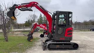 TCE Machinery TME0350 Mini Excavator 8377lbs Kubota Engine in GTA Ontario Canada [upl. by Rafaelof447]