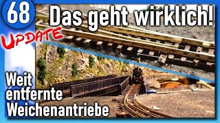 Weichenantrieb Unterflur TUTORIAL 🚂 Modelleisenbahn  Modellbau 🚂 Steampunk 68 🚂 1160 Spur N [upl. by Assira810]