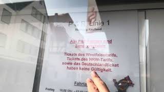 Keine Anerkennung von ÖPNVTickets auf den Kirmeslinien der RLG in Soest [upl. by Ainaled]