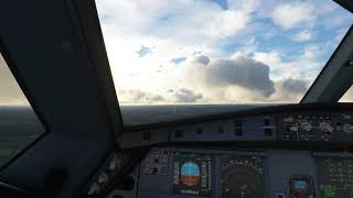 MSFS2020  A330900 Mod  32kts crosswind Rnav landing [upl. by Yevrah]