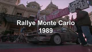 Rally Montecarlo 1989 with Lancia and Biasion by Delta Historic [upl. by Denie23]