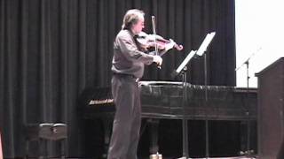 James Bergin at NEC 2010 Boston Microtonal Society 72tone violin [upl. by Ardnaeed]