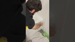 How to Caulk a Bathtub  shorts [upl. by Humph315]