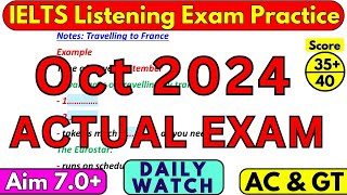 IELTS LISTENING PRACTICE TEST OCTOBER 2024 WITH ANSWERS  IELTS LISTENING  IDP amp BC [upl. by Eenitsed]