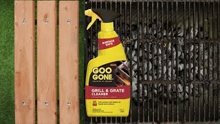 Clean BurnedOn Grease Off Your Grill Easier w Goo Gone [upl. by Gabbi]