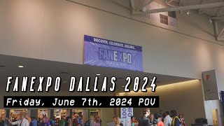 FanExpo Dallas  Friday POV Walkaround [upl. by Llennaj]