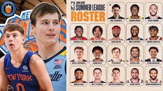 New York Knicks 2024 Summer League Roster BREAKDOWN 🔥 [upl. by Pierette]