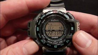 Casio Protrek PRT40 triple sensor [upl. by Nahtanhoj817]