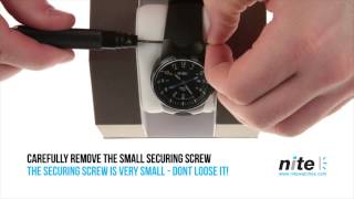 Changing the strap  2 part screw pins [upl. by Doty]