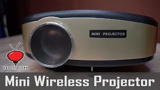 Mini Wireless Projector iOS Android USB HDMI amp PC [upl. by Gnok]