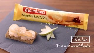 Hapjes met Maredsous Fagotin peren en amandelen [upl. by Brent]