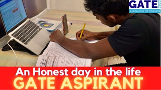 An Honest day in the life of GATE aspirant   A GATE 2022 Preparation day🔥 [upl. by Darin]