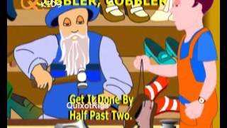 Cobbler Cobbler with Lyrics and Actions  English Nursery Rhyme Animation For Kids [upl. by Ielhsa628]