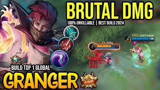 GRANGER BEST BUILD 2024  BUILD TOP GLOBAL GRANGER GAMEPLAY  MOBILE LEGENDS✓ [upl. by Modeerf948]