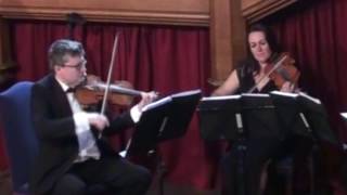 Pachelbels Canon in D performed live at Matfen Hall by North East Soiree String Quartet [upl. by Oelgnaed546]