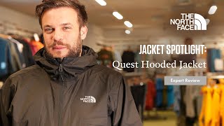 Mens Hooded Jacket The North Face Quest Review [upl. by Nyraa]